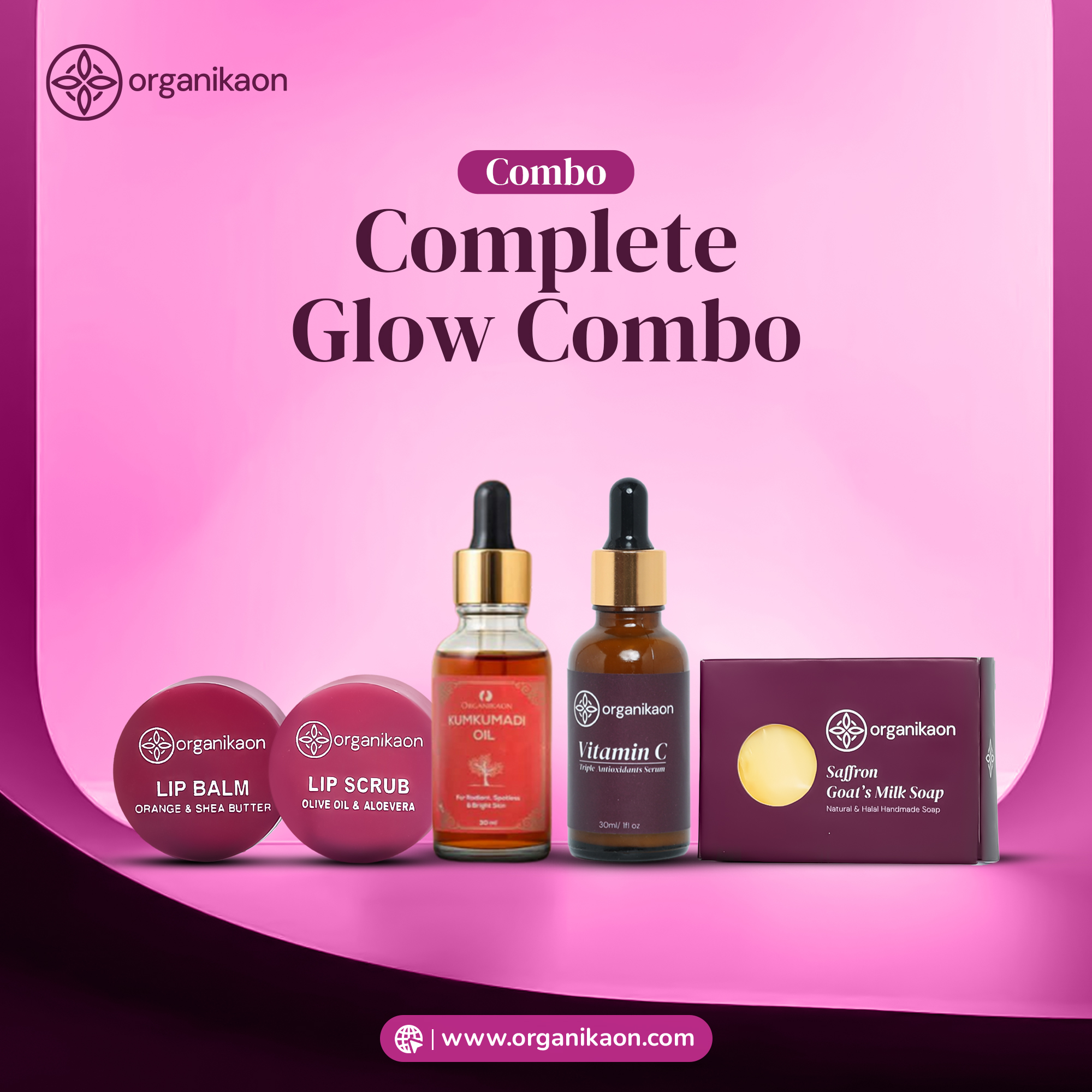 Organikaon Special Winter Combo || Complete Glow Combo